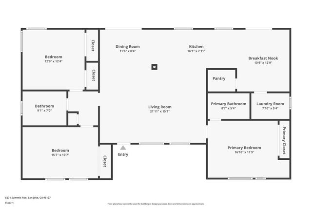 5271 Summit Avenue, San Jose, CA 95127