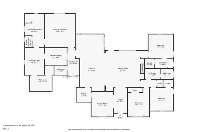 476 Christmas Tree Road, Homer, GA 30547