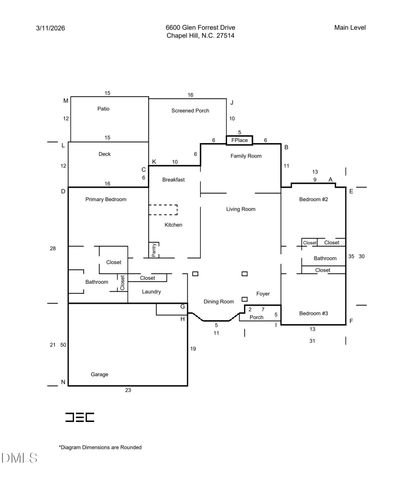 6600 Glen Forrest Drive, Chapel Hill, NC 27517