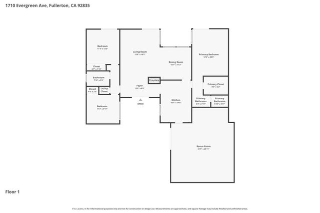 1710 Evergreen, Fullerton, CA 92835