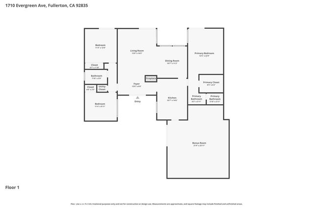 1710 Evergreen, Fullerton, CA 92835