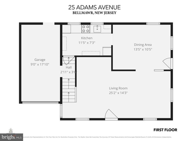 25 ADAMS AVE, Bellmawr, NJ 08031