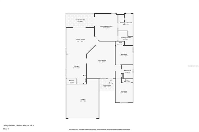 3809 JUDSON DRIVE, Land O Lakes, FL 34638