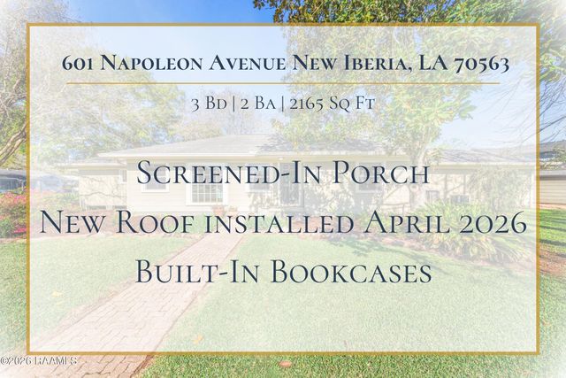 601 Napoleon Avenue, New Iberia, LA 70563
