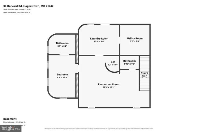 34 HARVARD RD, Hagerstown, MD 21742