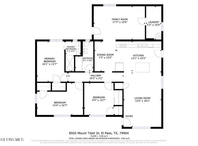 8505 MOUNT TIBET Drive, El Paso, TX 79904