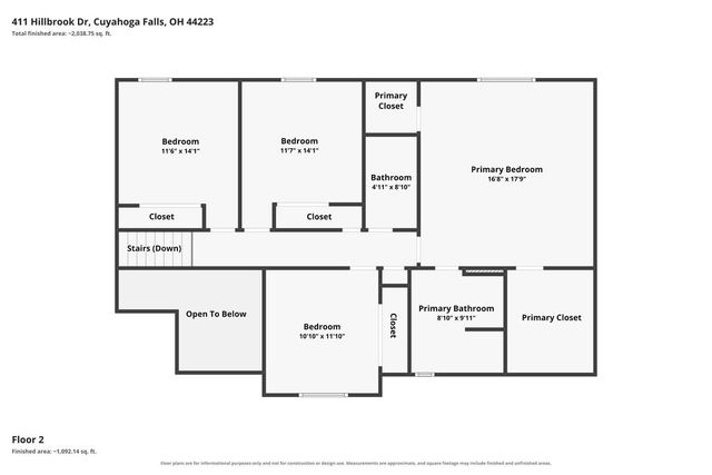 411 Hillbrook Drive, Cuyahoga Falls, OH 44223