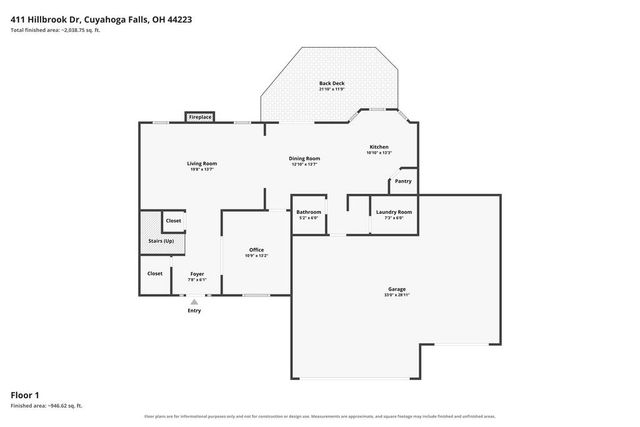 411 Hillbrook Drive, Cuyahoga Falls, OH 44223