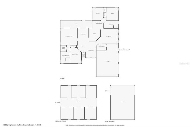 460 SPRING FOREST DRIVE, New Smyrna Beach, FL 32168