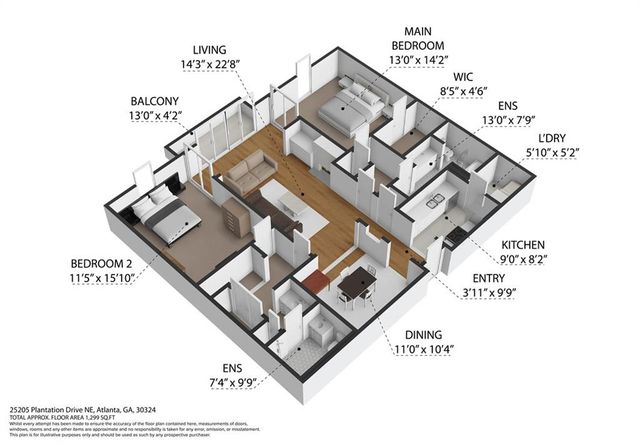 25205 Plantation NE Drive 205, Atlanta, GA 30324