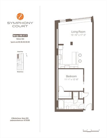 43 Westland Ave 509, Boston, MA 02115