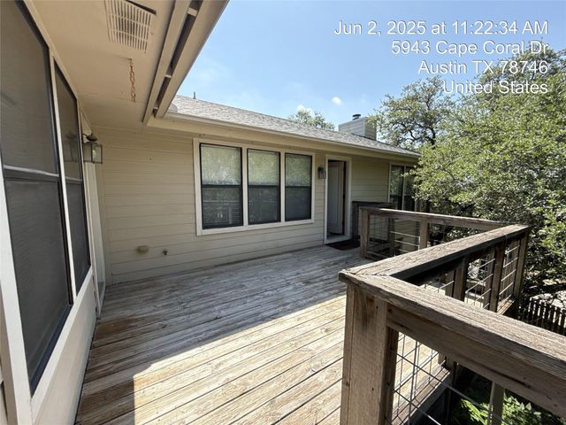 5943 Cape Coral DR, Austin, TX 78746