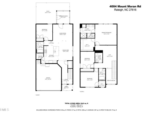 4004 Mount Moran Road, Raleigh, NC 27616