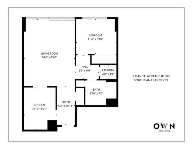 1 Mandalay Place 1007, South San Francisco, CA 94080