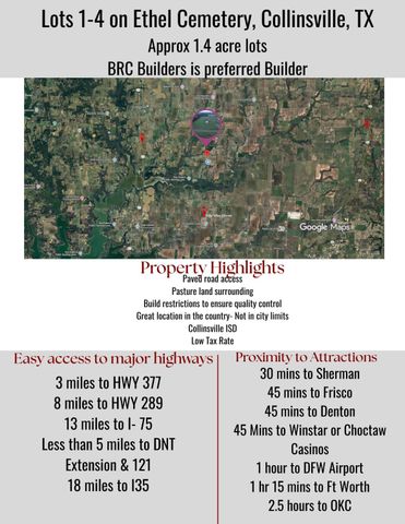 Lot 2 Ethel Cemetery Road, Collinsville, TX 76233