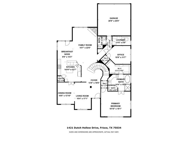 1421 Dutch Hollow Drive, Frisco, TX 75033