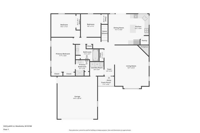 2423 Judith LANE, Waukesha, WI 53188