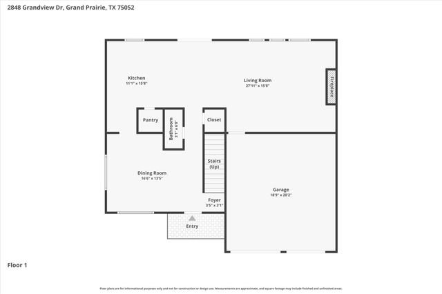 2848 Grandview Drive, Grand Prairie, TX 75052