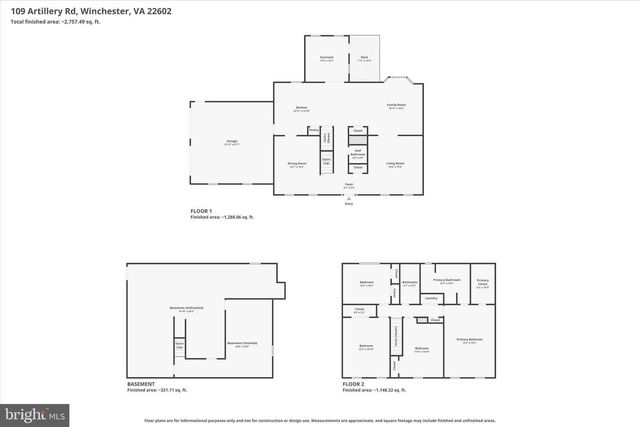 109 ARTILLERY RD, Winchester, VA 22602
