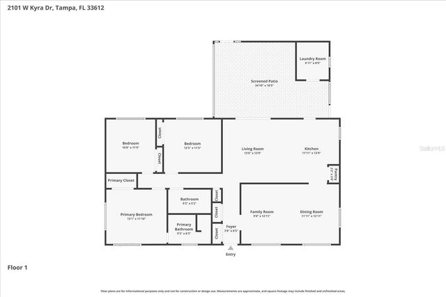 2101 W KYRA DRIVE, Tampa, FL 33612