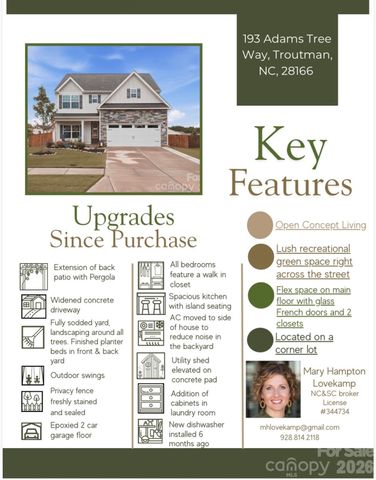 193 Adams Tree Way, Troutman, NC 28166