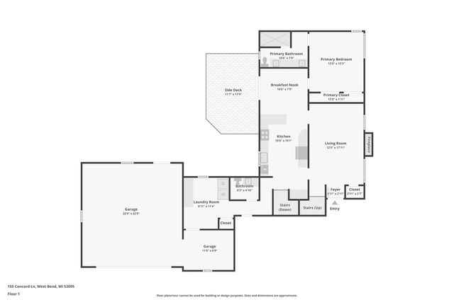 155 Concord LANE, West Bend, WI 53095