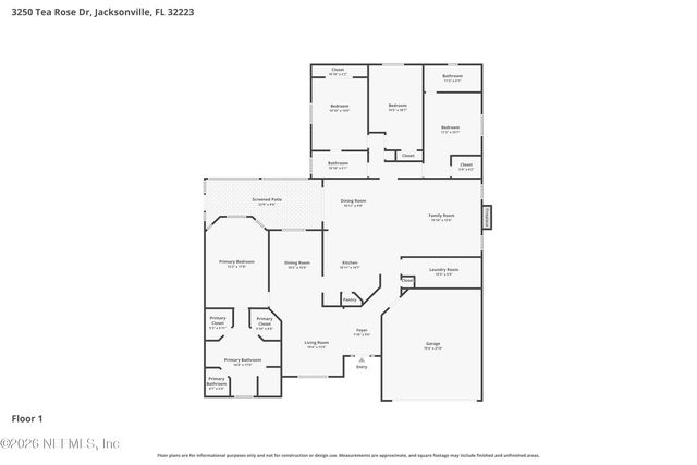 3250 TEA ROSE Drive, Jacksonville, FL 32223