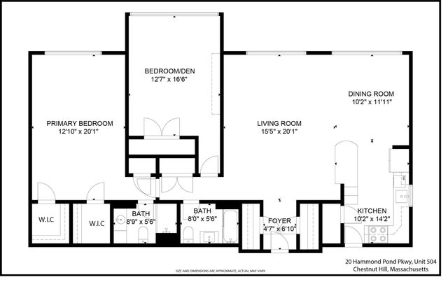 20 Hammond Pond Parkway 504, Newton, MA 02467