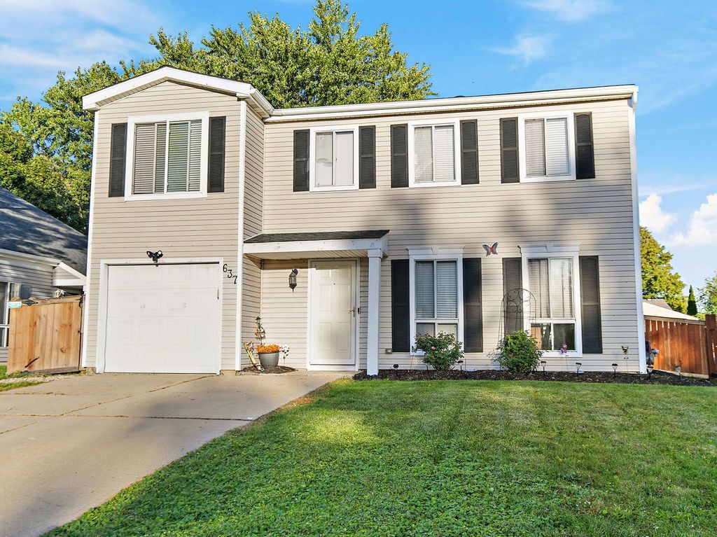 637 Tahoe Court, Carol Stream, IL 60188 — exterior