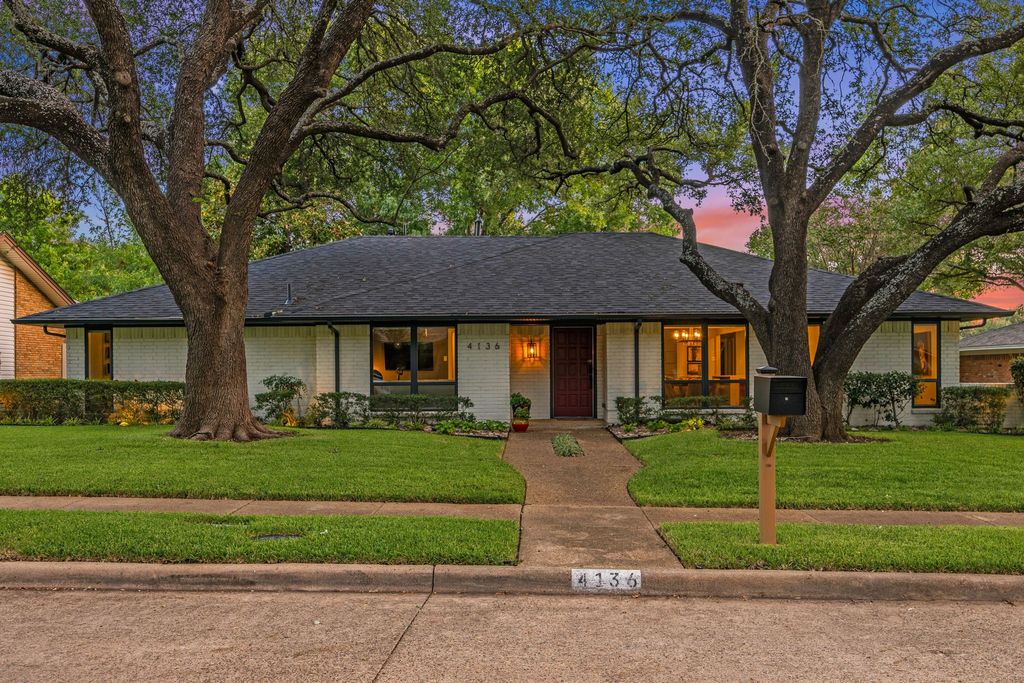 4136 Flintridge Drive, Dallas, TX 75244 — exterior