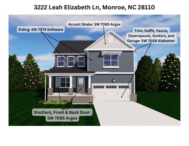 3222 Leah Elizabeth Lane, Monroe, NC 28110