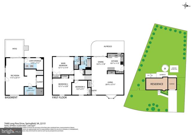 7448 LONG PINE DR, Springfield, VA 22151