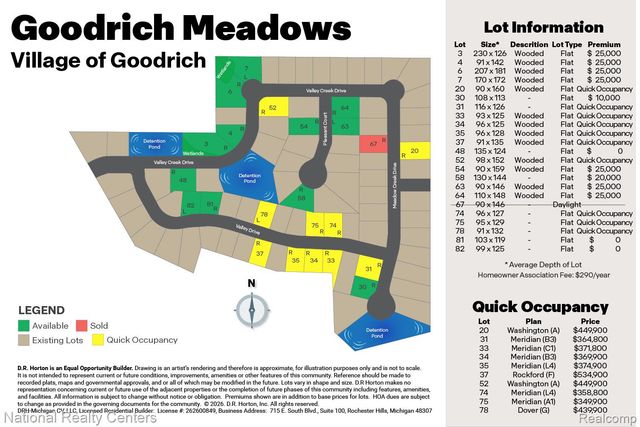 8311 Meadow Creek, Goodrich Village, MI 48483