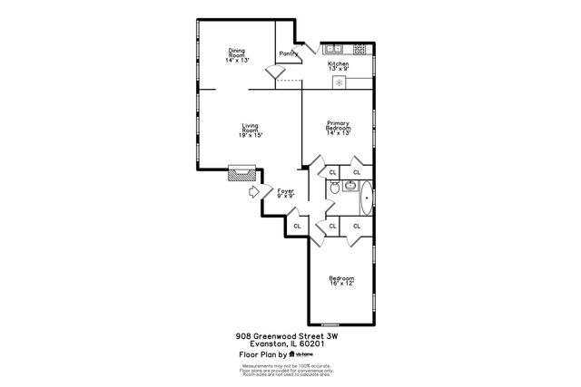 908 Greenwood Street 3W, Evanston, IL 60201