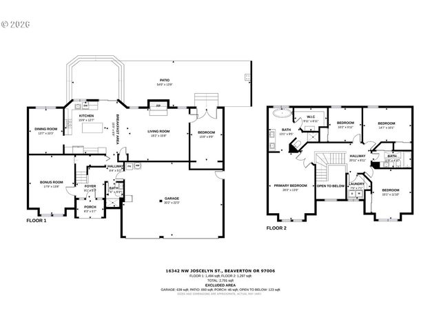 16342 Nw JOSCELYN St, Beaverton, OR 97006