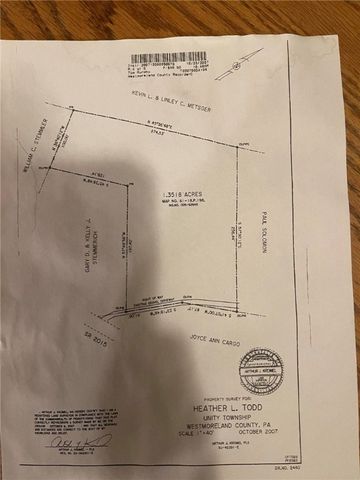 0 White School Rd., Unity Twp, PA 15601