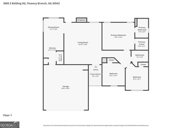 3685 E Bolding Road, Flowery Branch, GA 30542