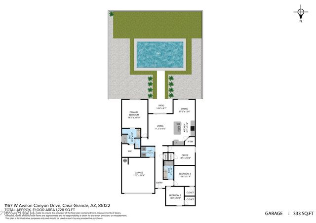 1167 W AVALON CANYON Drive, Casa Grande, AZ 85122