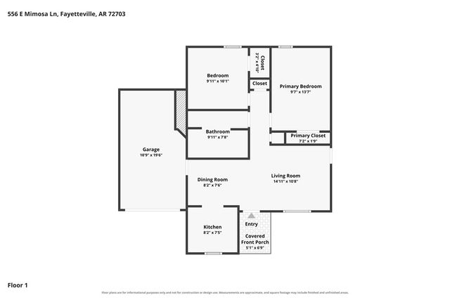 556 E Mimosa Lane, Fayetteville, AR 72703
