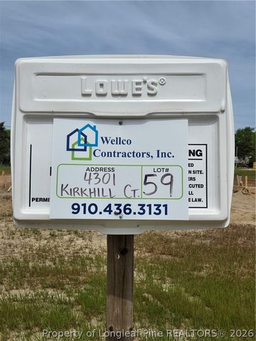 4301 Kirkhill Court, Wade, NC 28395