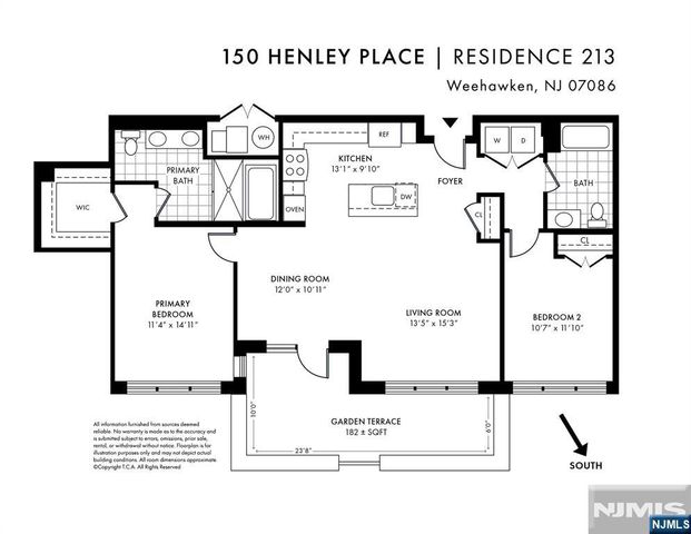 150 Henley Place 213, Weehawken, NJ 07086