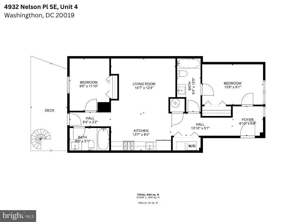 2932 NELSON PL SE #1, Washington, DC 20019