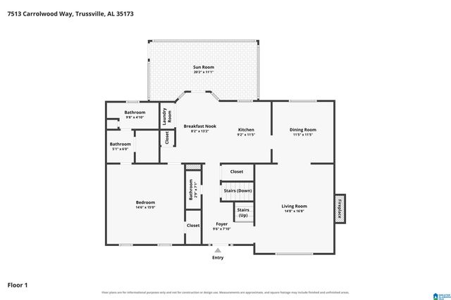7513 CARROLWOOD WAY, Trussville, AL 35173