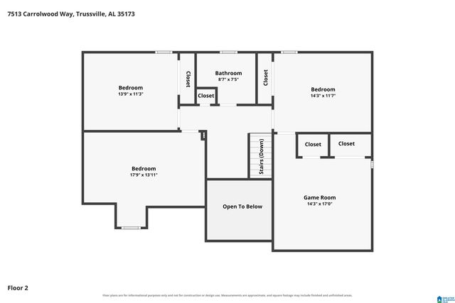 7513 CARROLWOOD WAY, Trussville, AL 35173