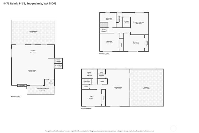 8476 Reinig Place SE, Snoqualmie, WA 98065