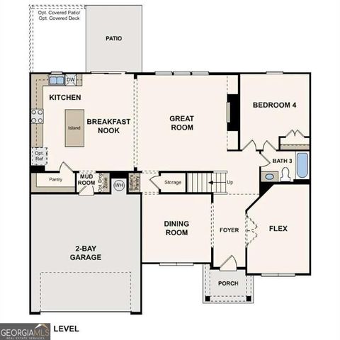 4117 THORNBUD Road LOT 134, South Fulton, GA 30349