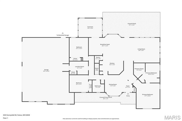 2523 Sunnyside Road, Festus, MO 63028
