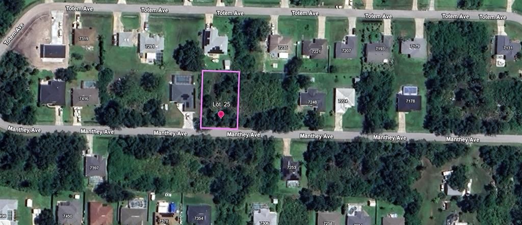 Lot 25 MANTHEY AVENUE, North Port, FL 34291