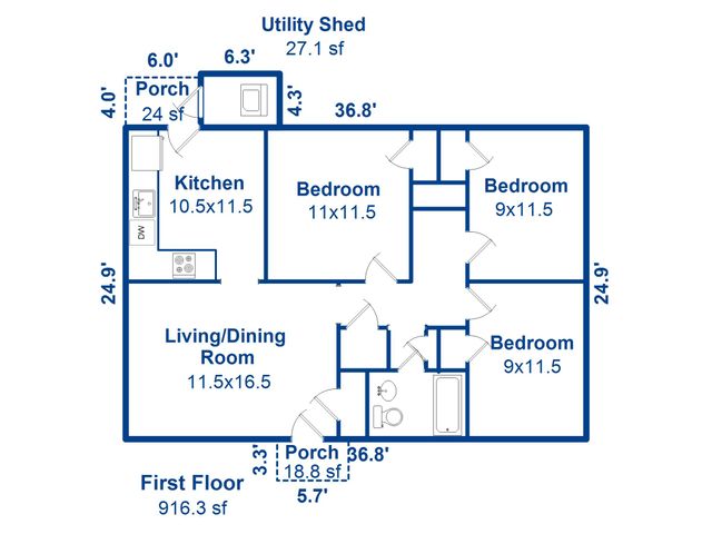 2401 Falcon Road, North Charleston, SC 29406