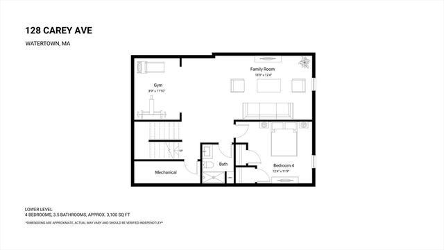 128 Carey Ave 1, Watertown, MA 02472